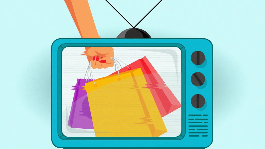 Retail Media CTV Brasil: consumidor assistindo TV conectada com anúncio contextual na tela