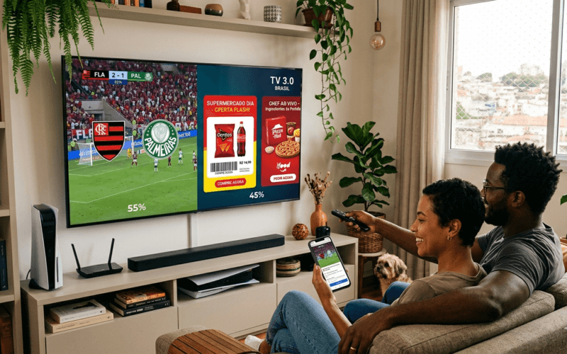 TV 3.0 e retail media: a disputa pela infraestrutura de consumo dentro da casa