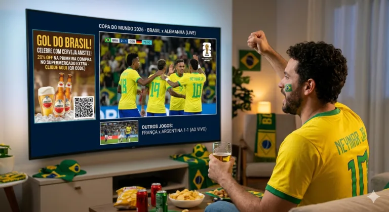 Transmissão esportiva em CTV: a Copa que muda o jogo