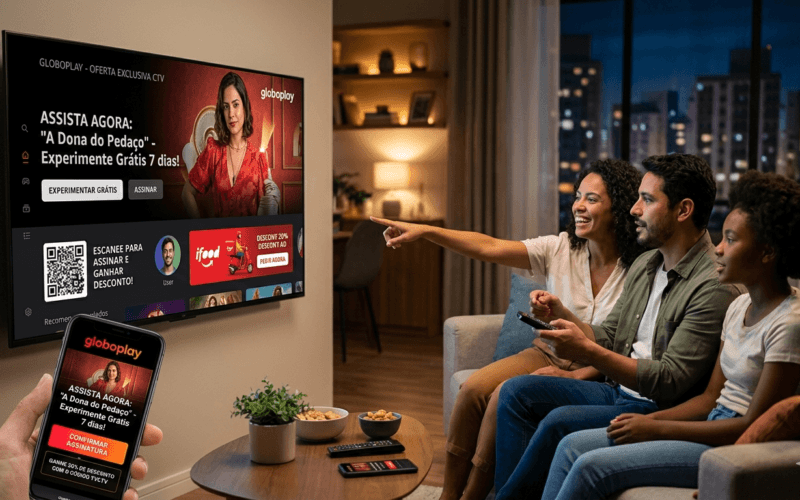 TV conectada como infraestrutura de atenção intenção e conversão no novo marketing