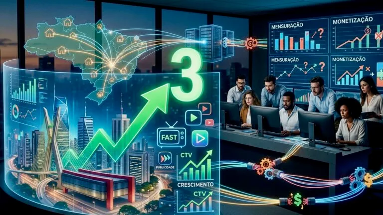 Monetização Canais FAST: Brasil rumo ao Top 3 mundial