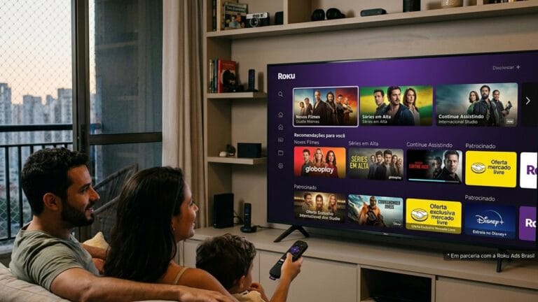 Tela Inicial Roku: Estratégia de CTV e Monetização