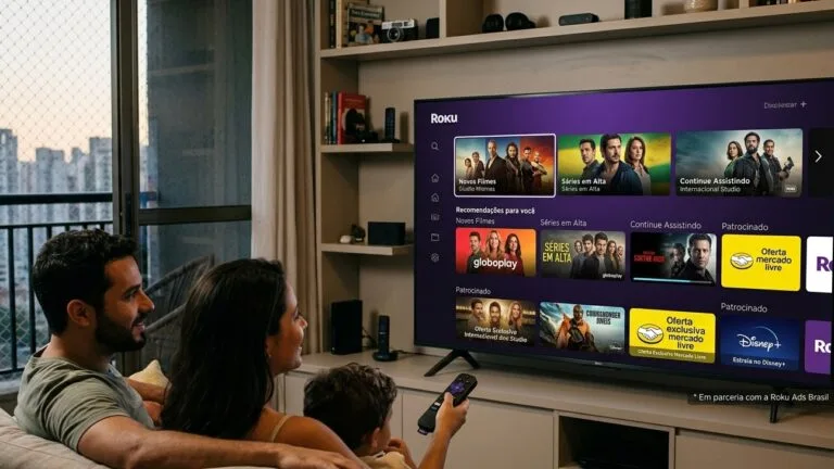 Tela Inicial Roku: Estratégia de CTV e Monetização