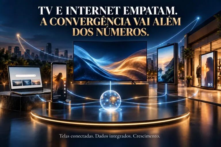 Investimento publicitário TV internet: o empate que engana